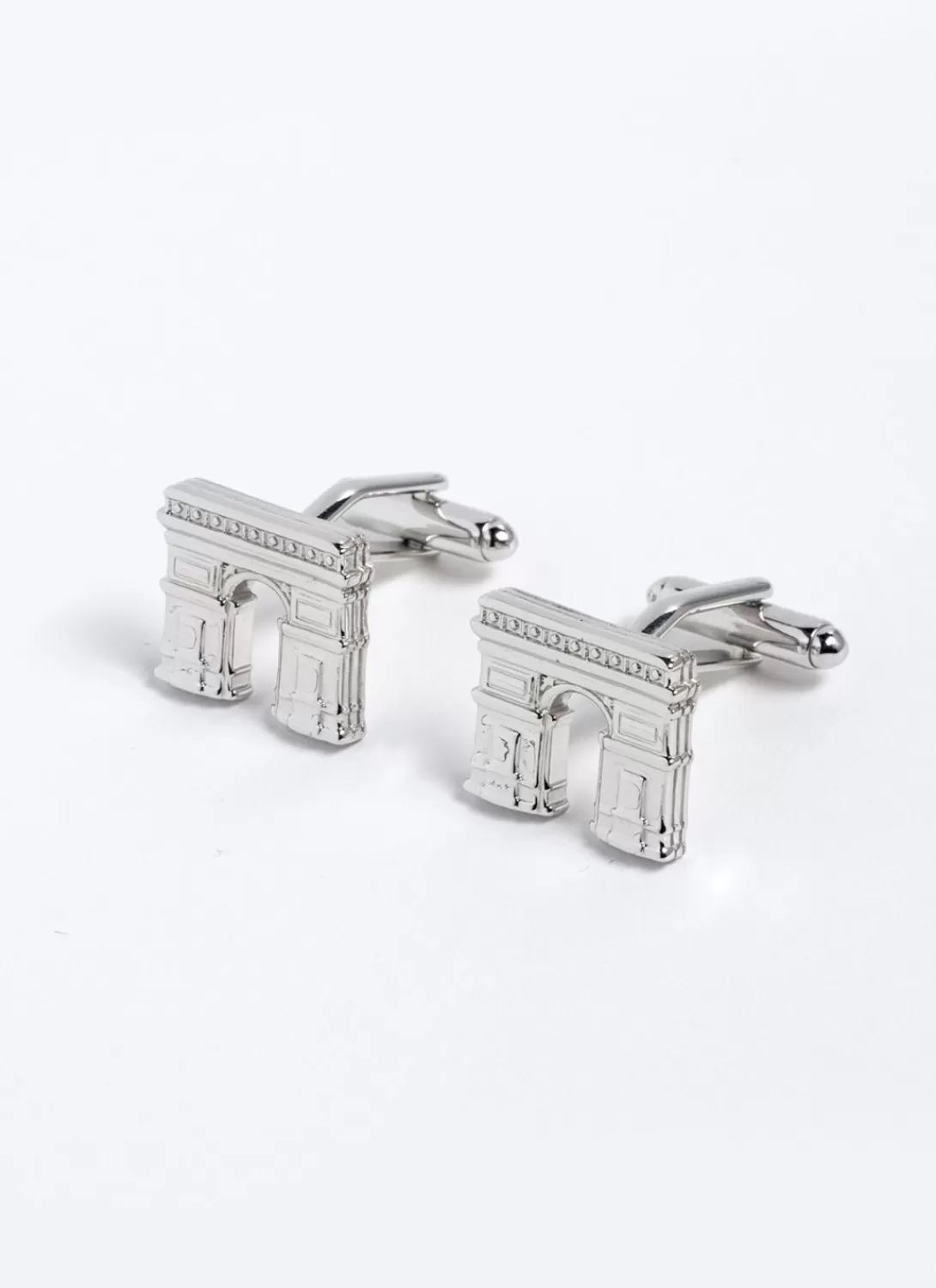 Fursac Arc De Triomphe Cufflinks Silvery Clearance