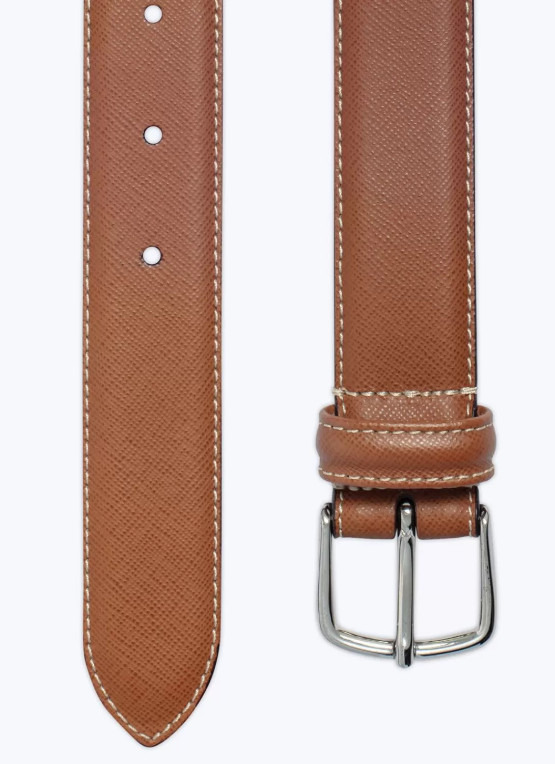 Fursac Belt Camel Leather Outlet