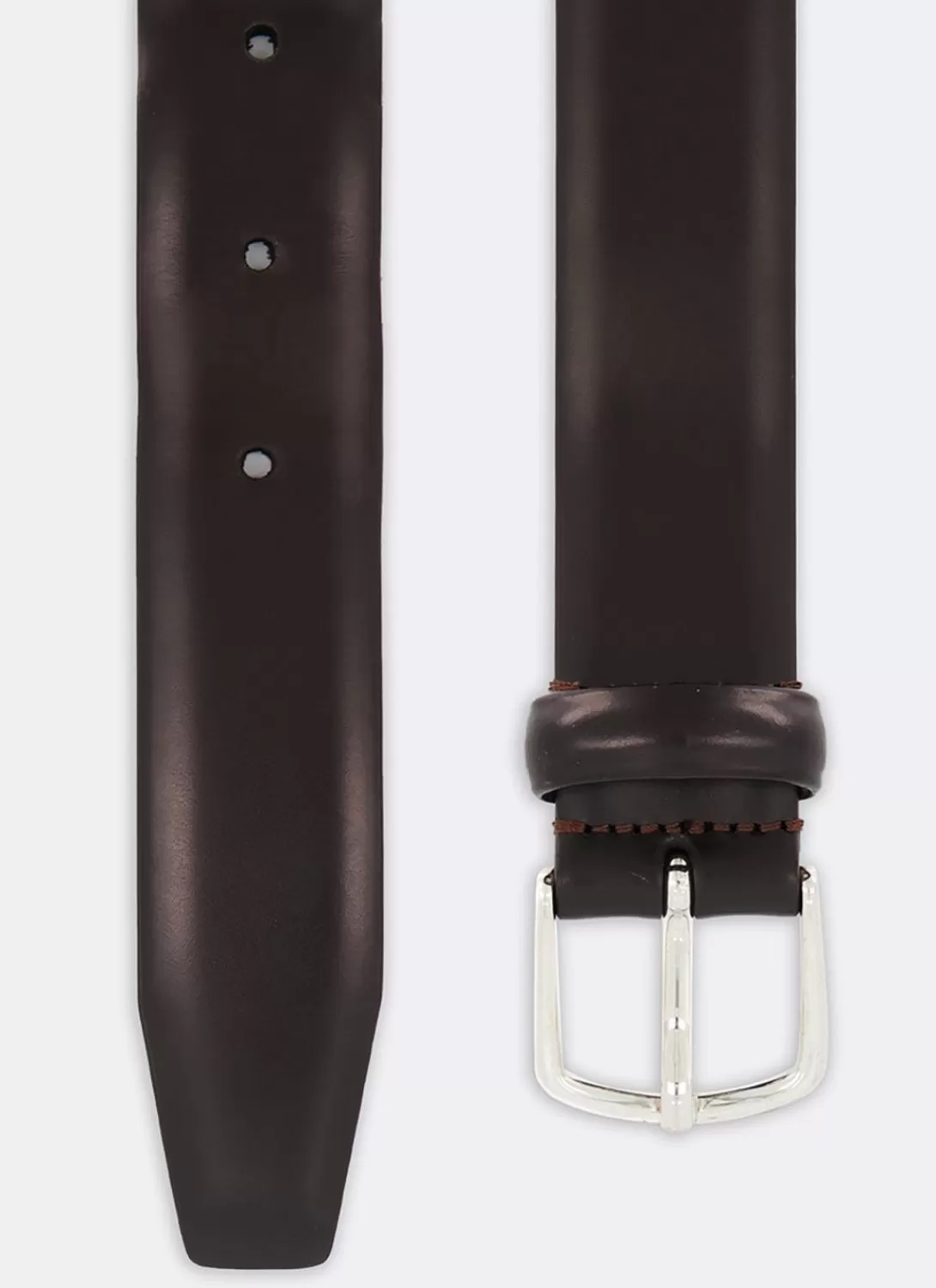 Fursac Brown Leather Belt Smooth Brown Leather Discount