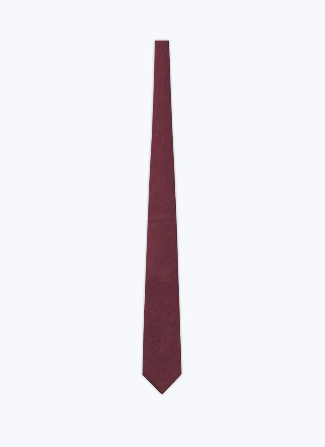 Fursac Burgundy Silk Jacquard Tie Burgundy - Dotted Swiss Discount