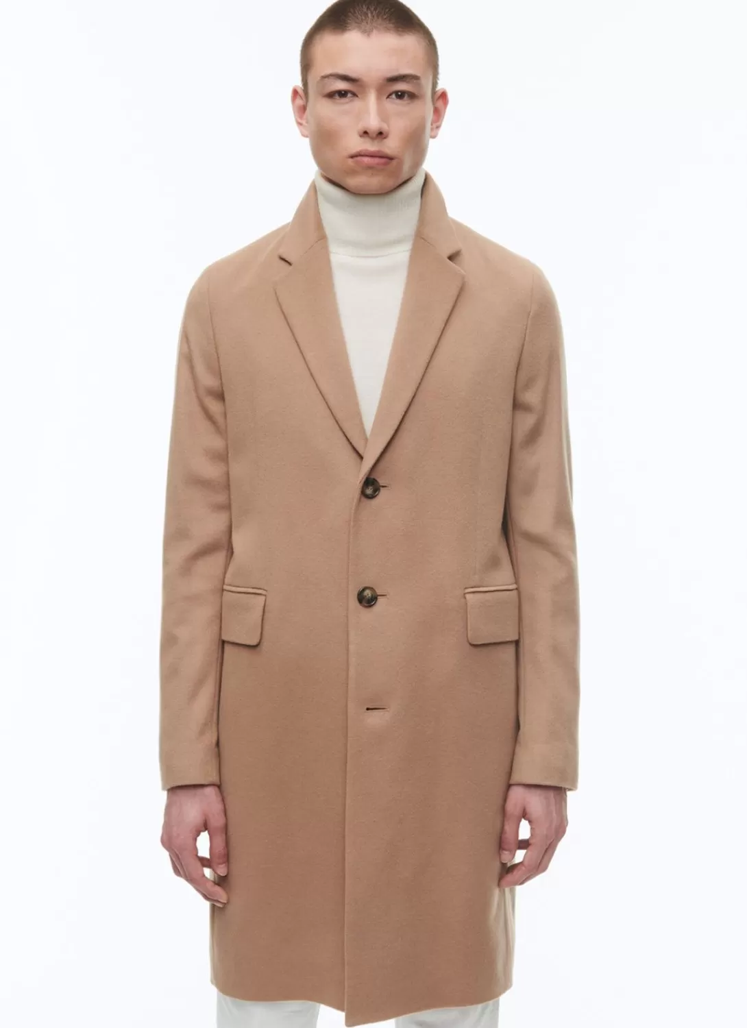 Fursac Cashmere Coat Camel New