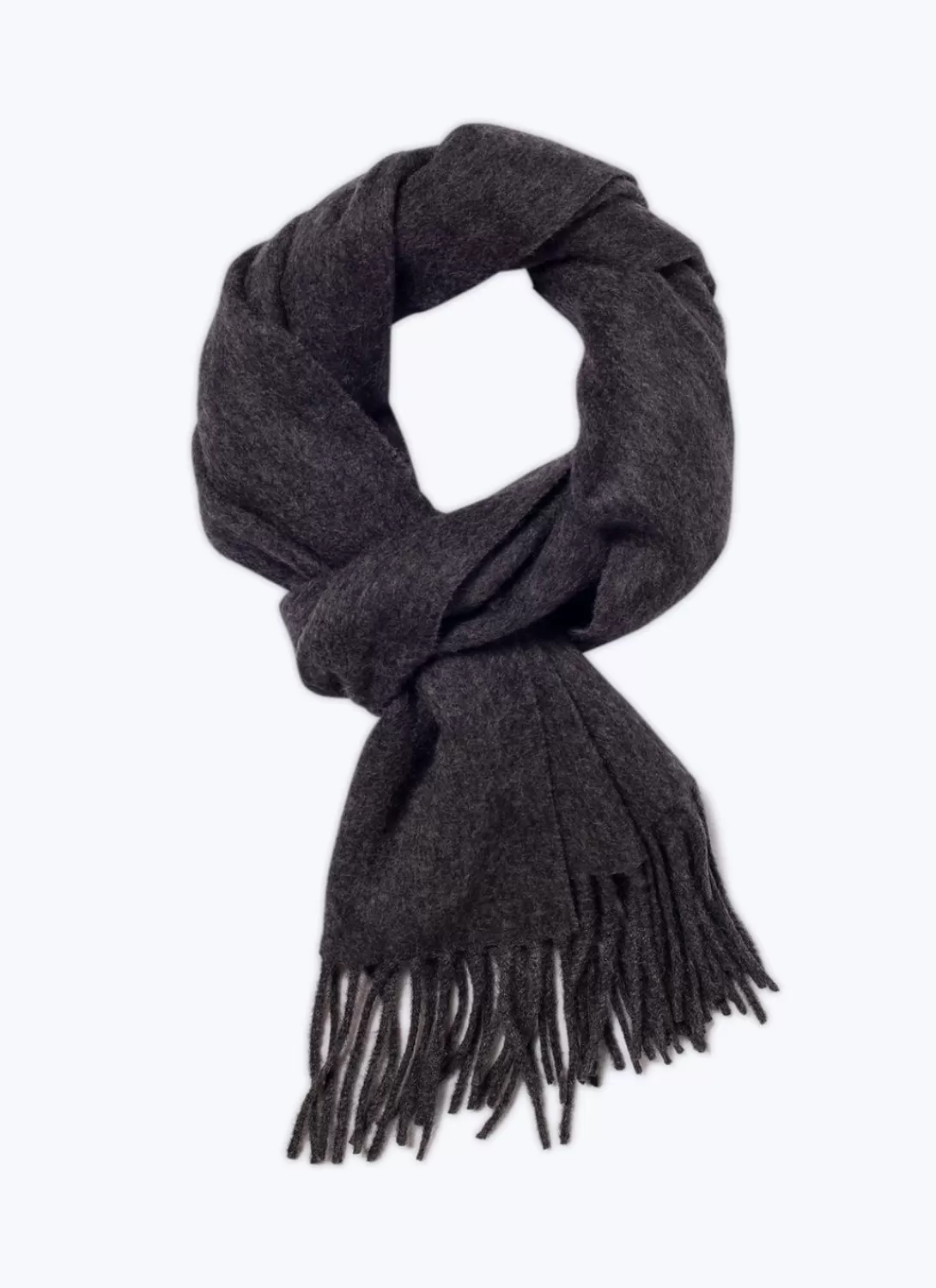 Fursac Cashmere Scarf Charcoal Grey Sale