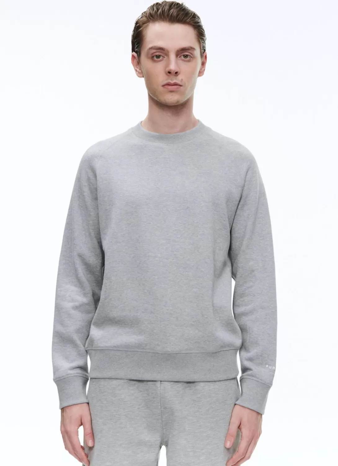 Fursac Cotton Jersey Sweatshirt Grey Shop