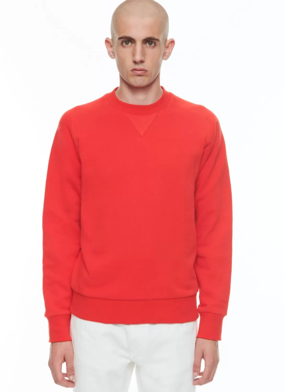 Fursac Cotton Jersey Sweatshirt Red Store