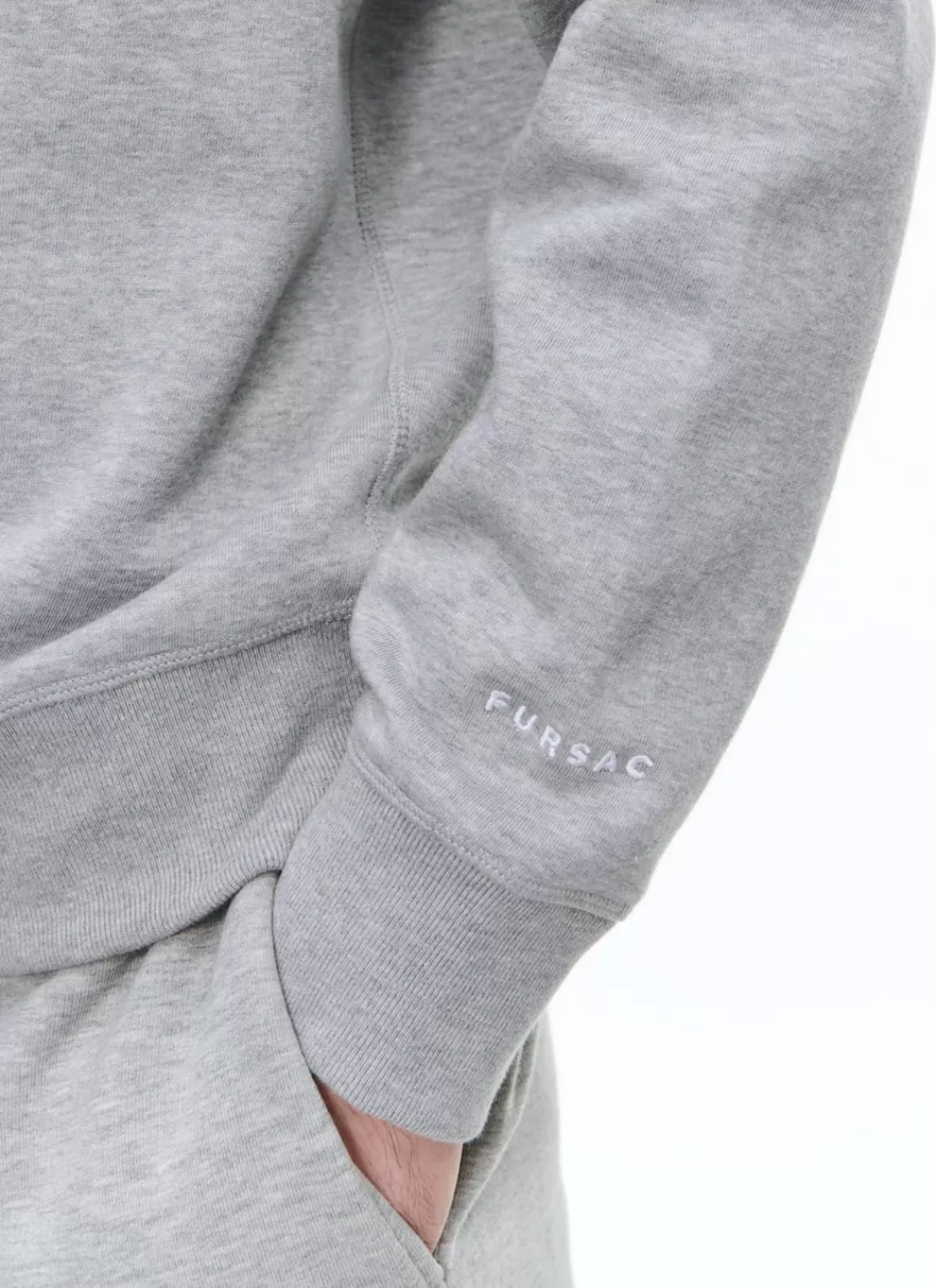 Fursac Cotton Jersey Sweatshirt Grey Shop