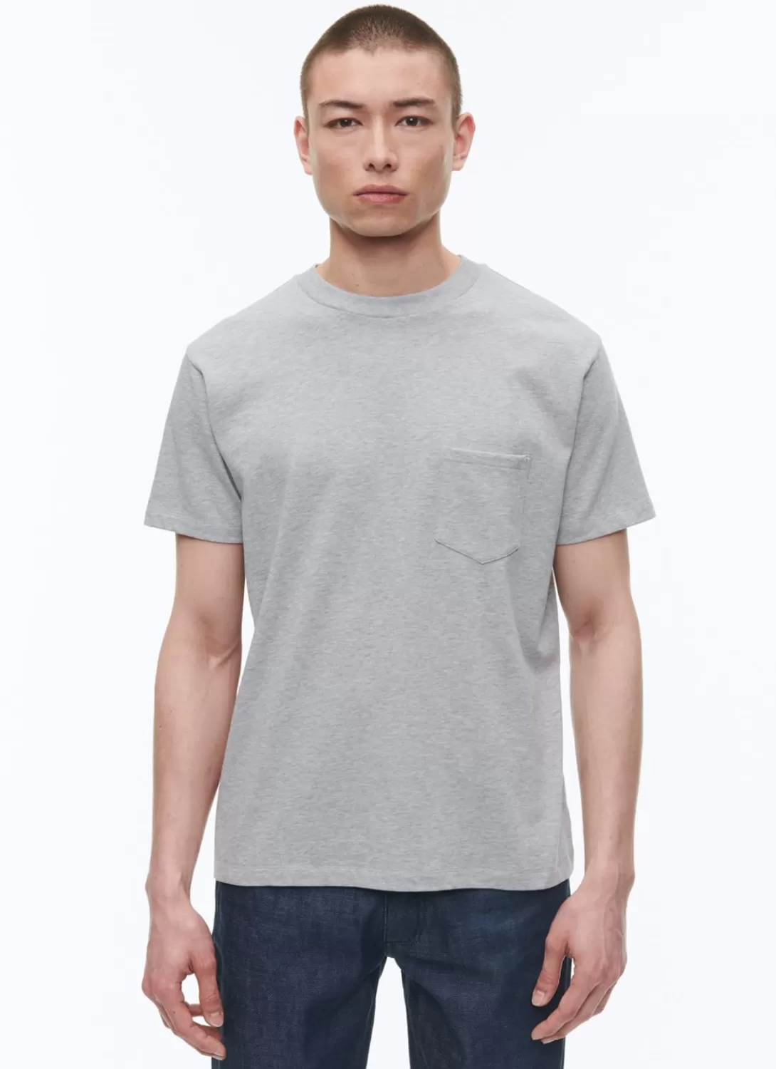 Fursac Cotton Jersey T-Shirt Grey Best Sale