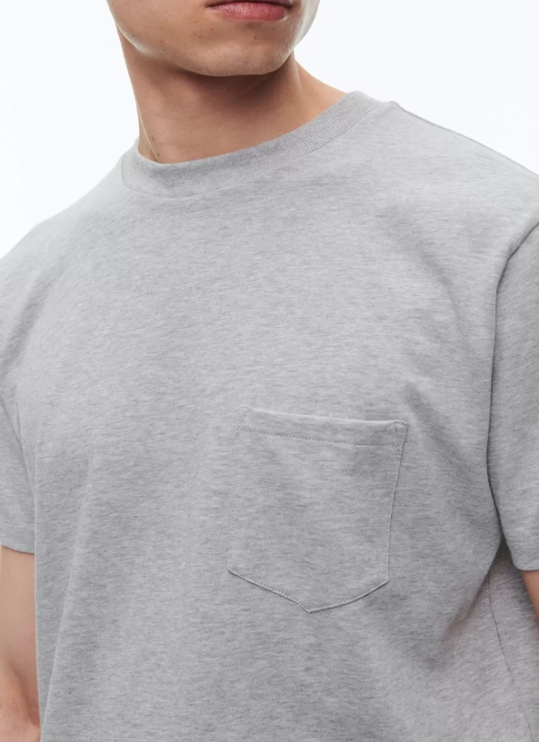 Fursac Cotton Jersey T-Shirt Grey Best Sale