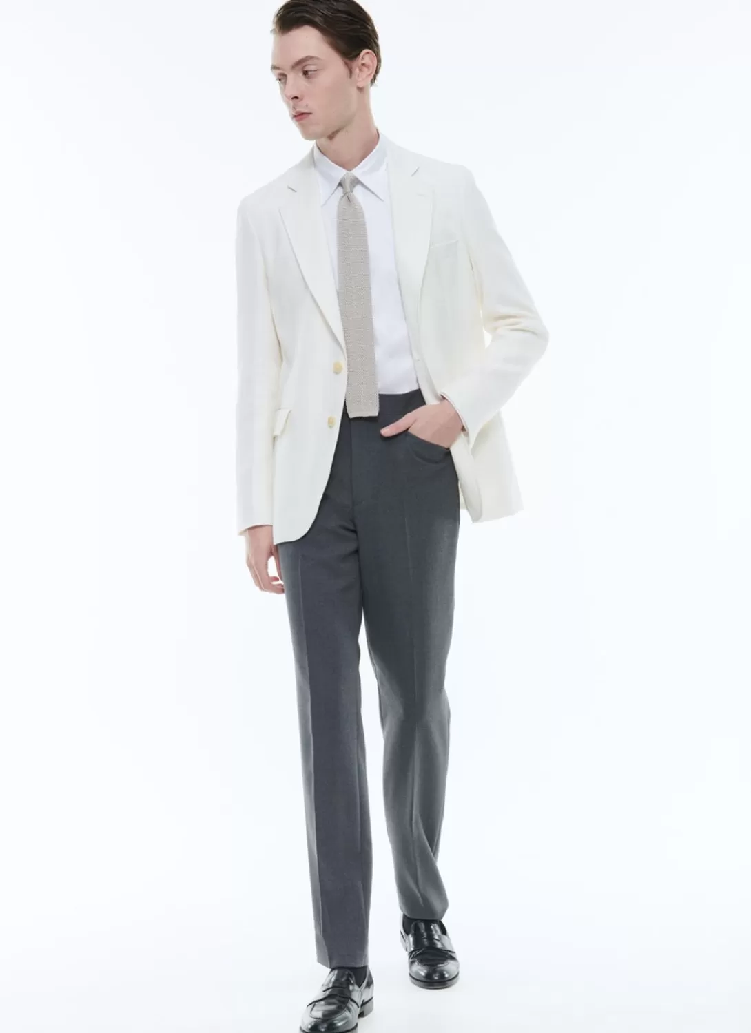 Fursac Cotton Shirt With A Swallow Collar White Fashion