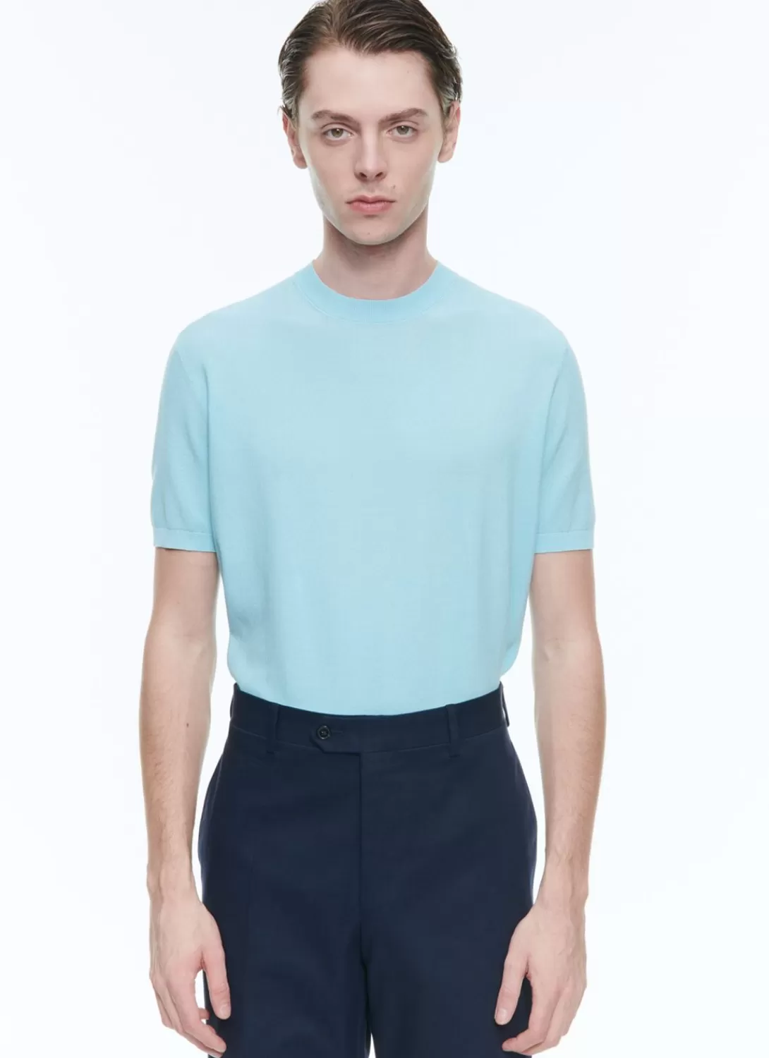 Fursac Cotton T-Shirt Sky Blue Best