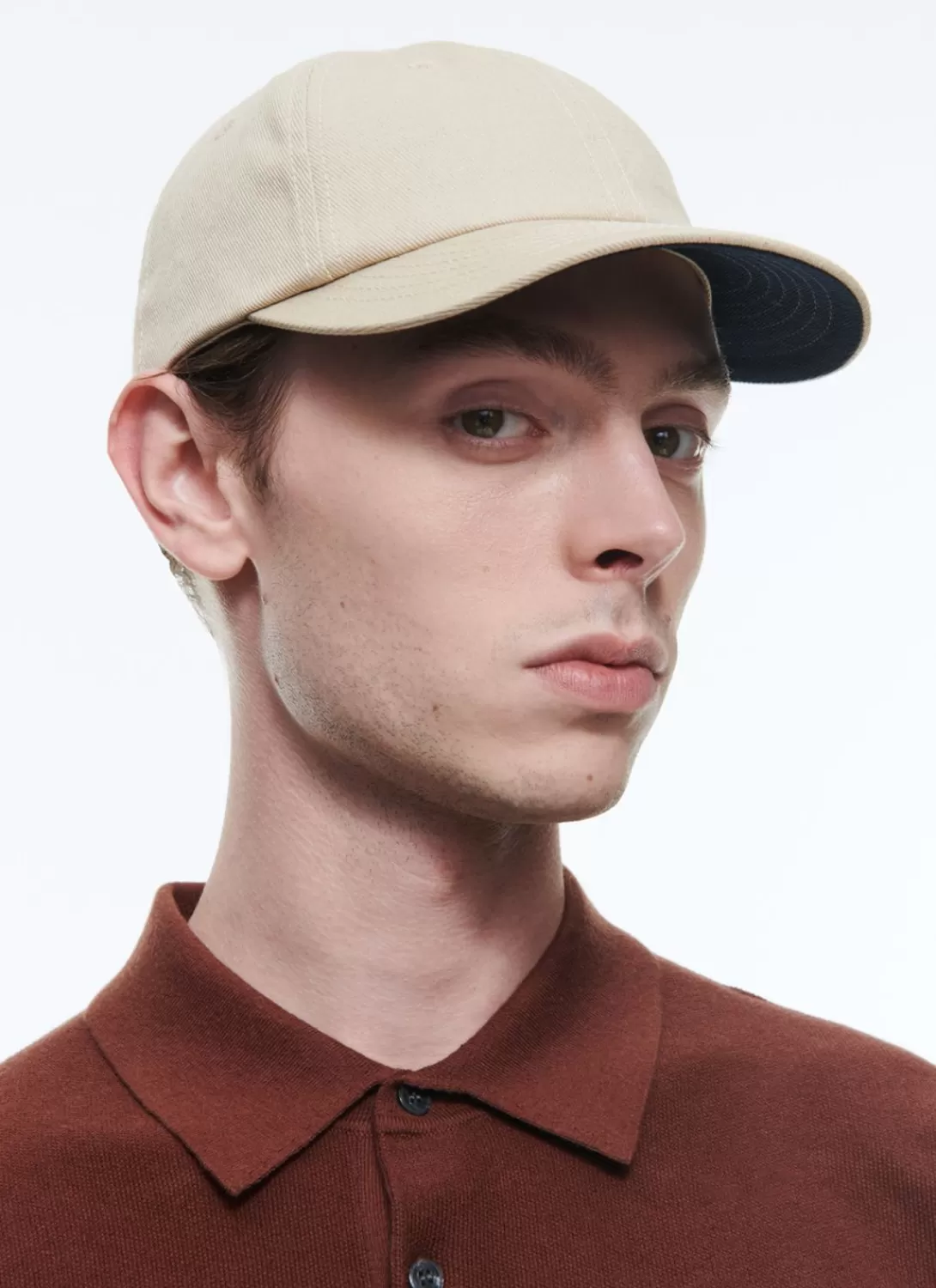 Fursac Cotton Twill Cap Beige Shop
