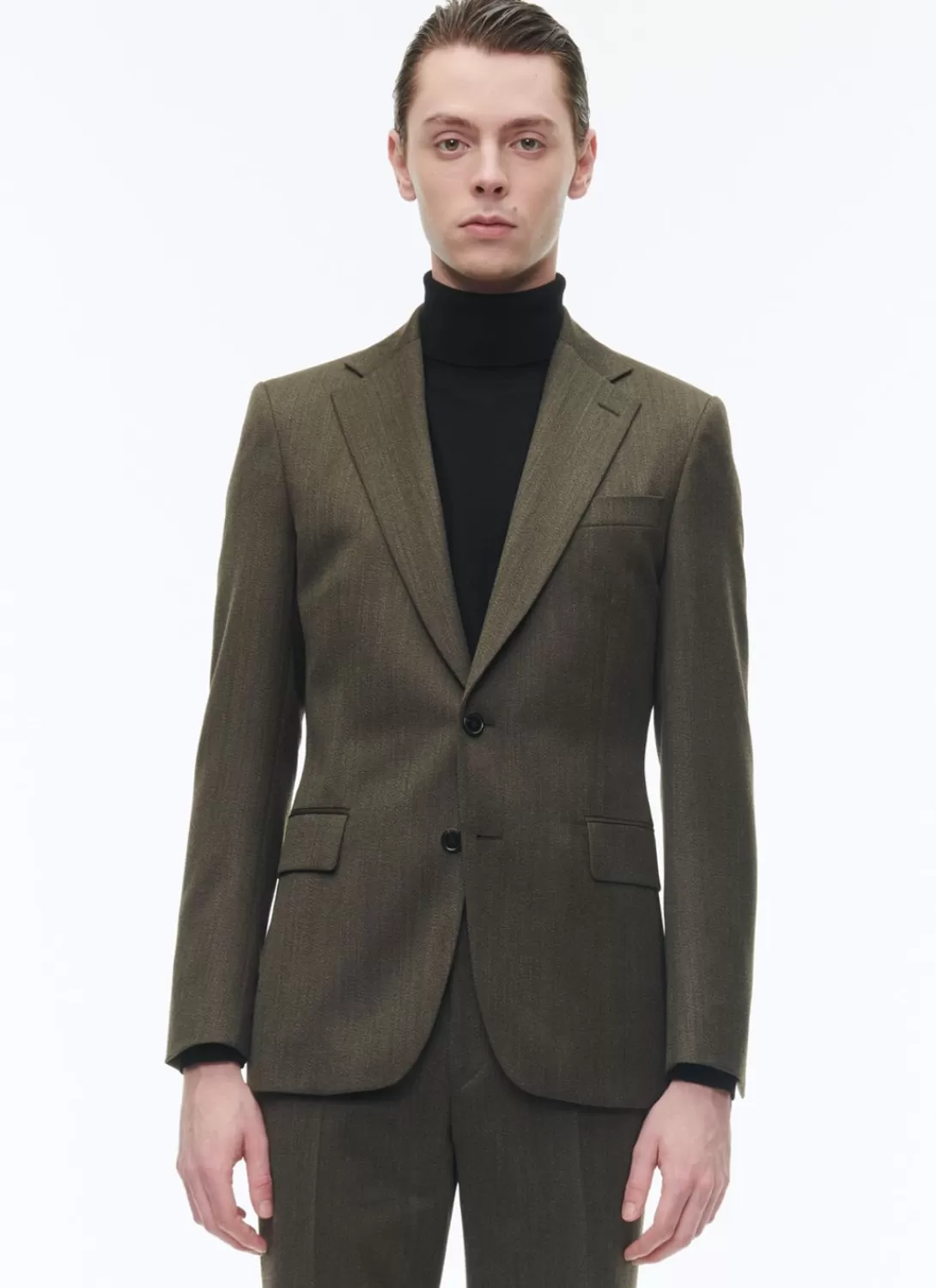 Fursac Flecked Wool Fitted Jacket Bronze Cheap