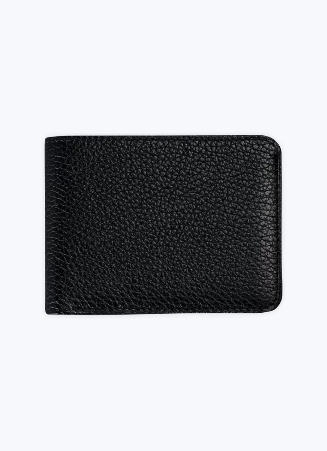 Fursac Grained Leather Wallet Black Hot