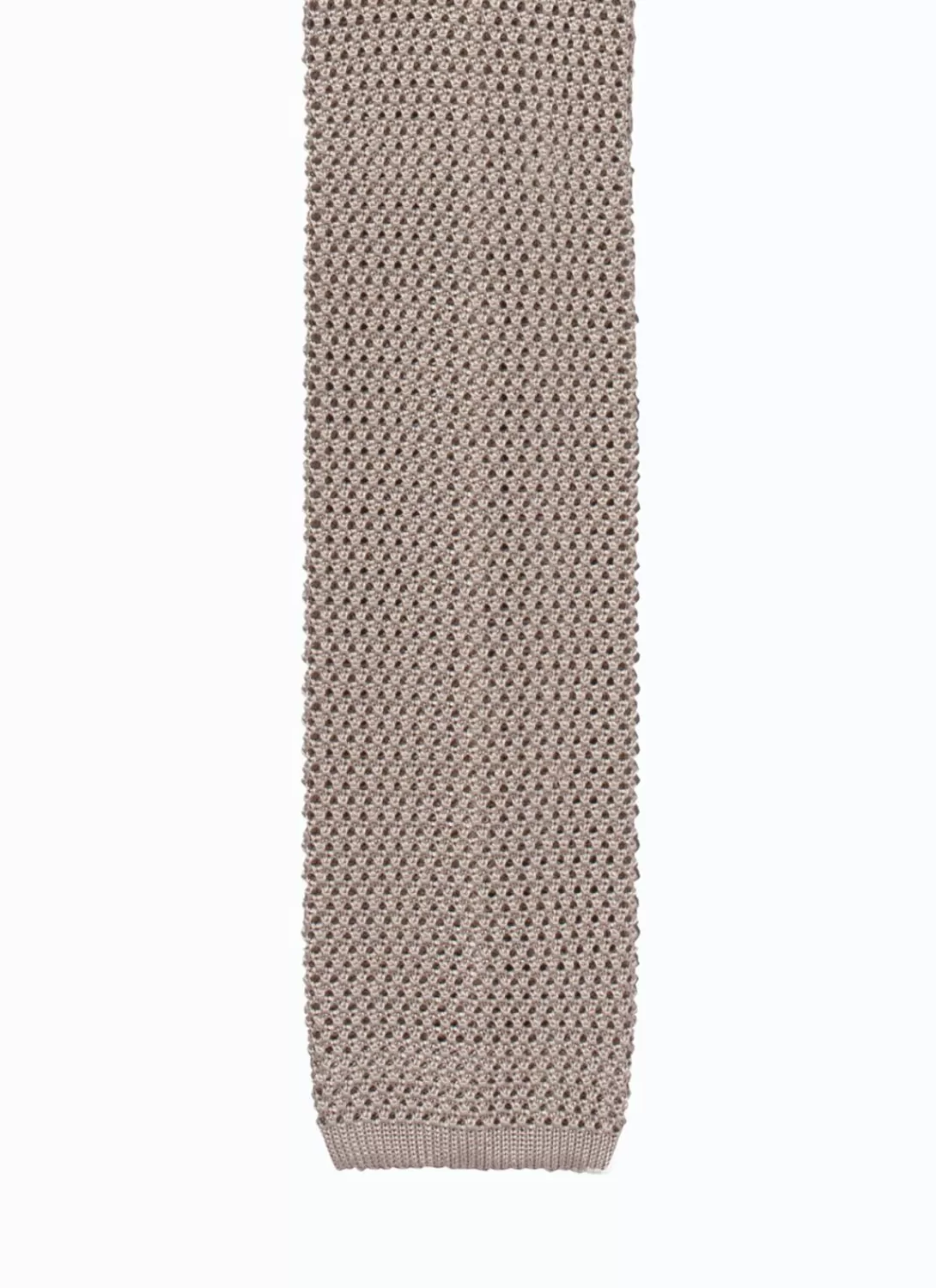 Fursac Knitted Silk Tie Ecru Hot