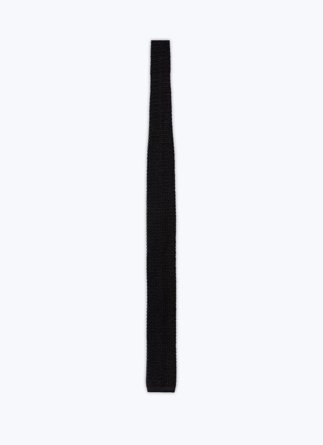 Fursac Knitted Silk Tie Black Best
