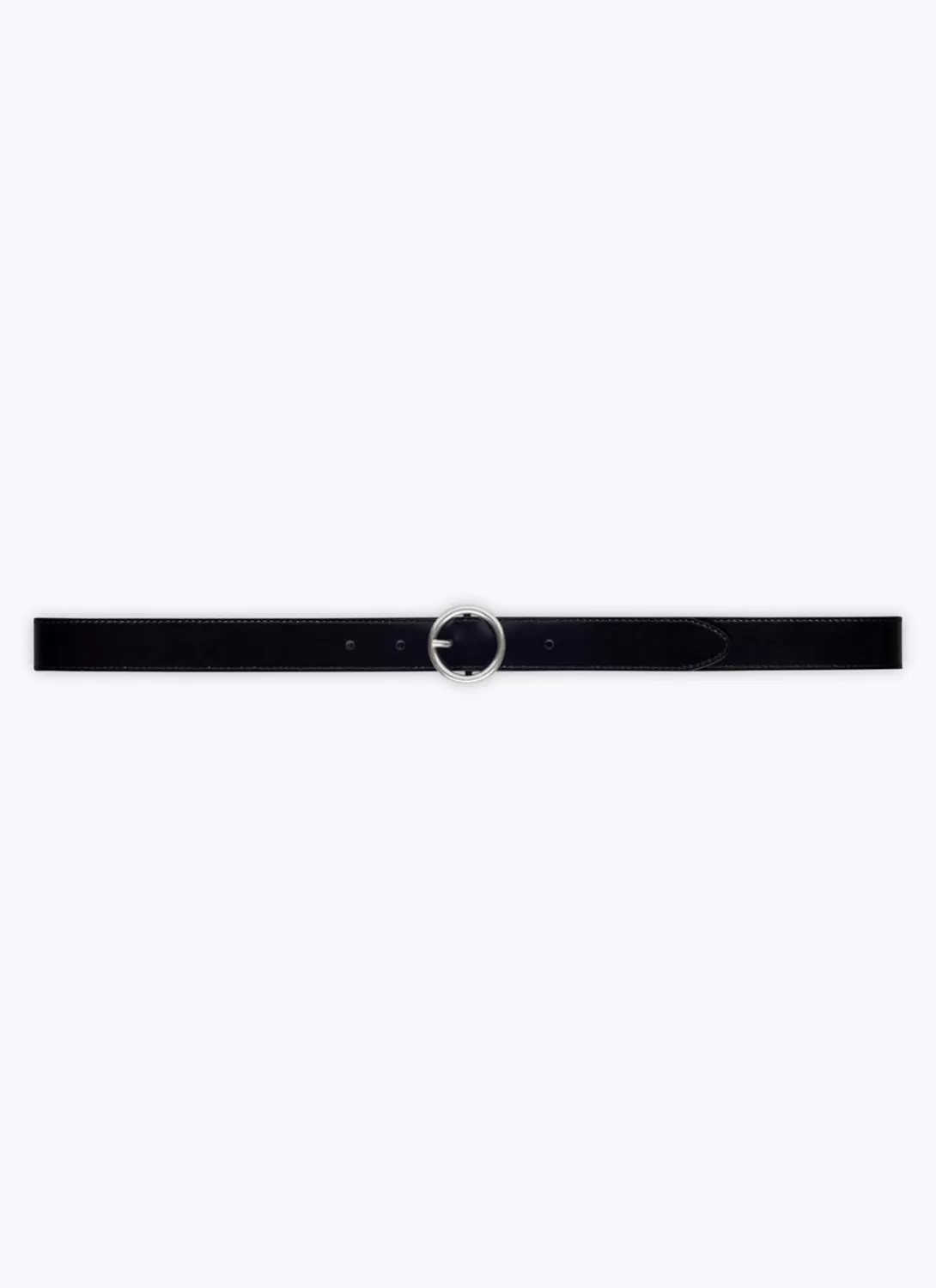 Fursac Leather Belt Black Fashion