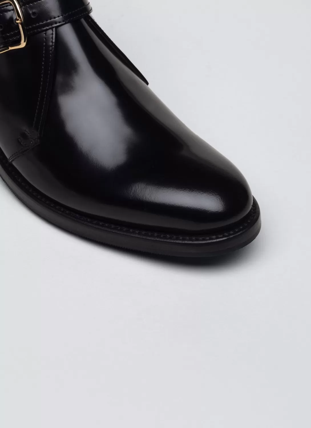 Fursac Leather Buckle Ankle Boots Black Shop