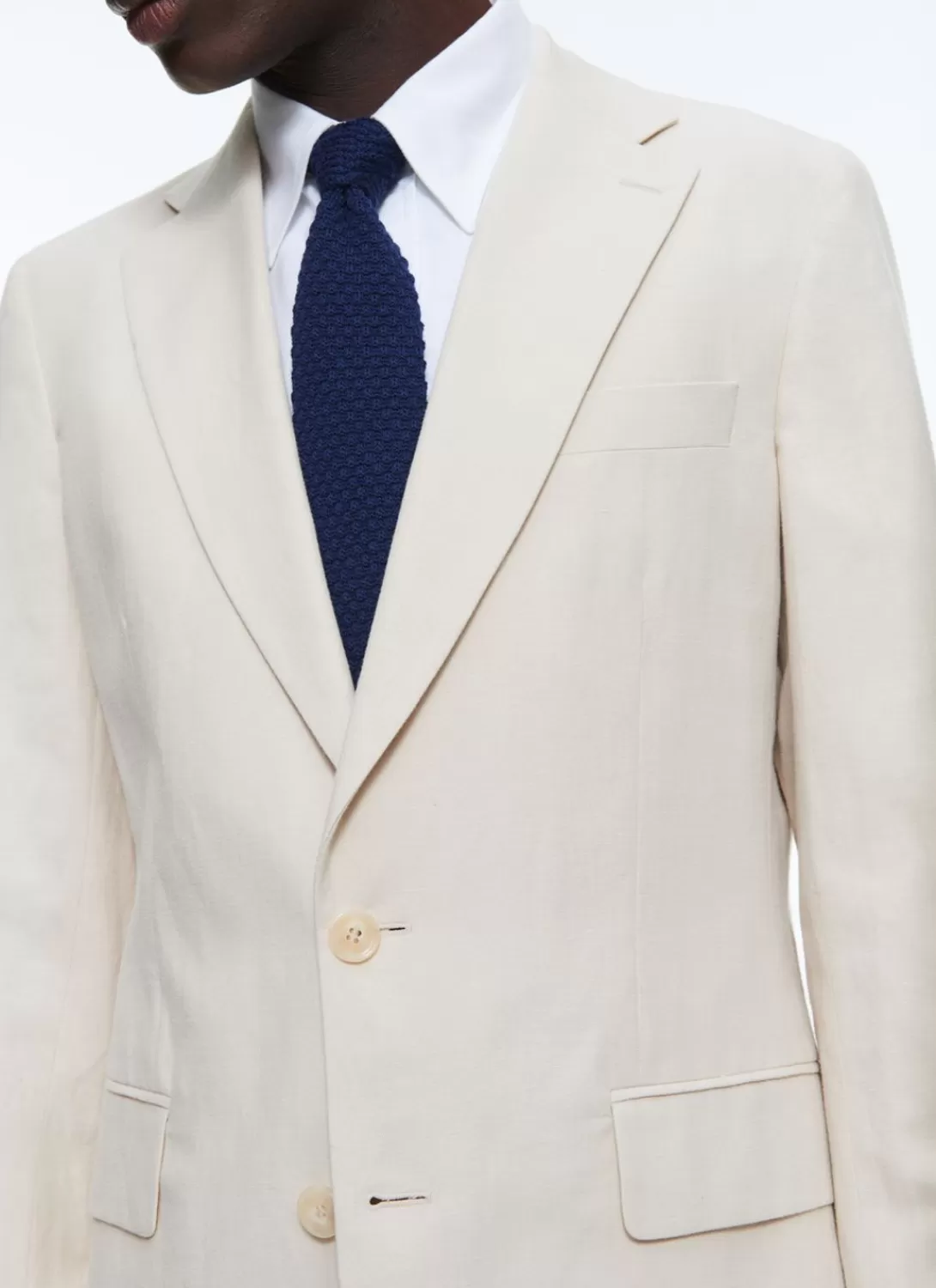 Fursac Linen And Certified Cotton Jacket Beige Cheap