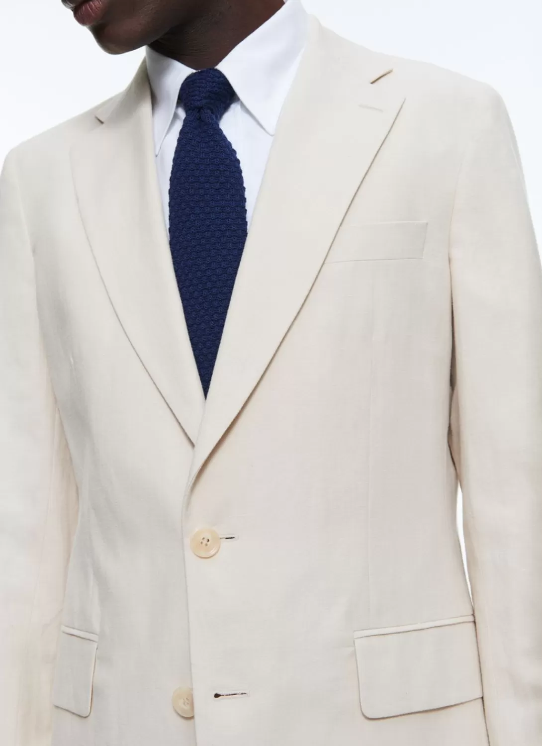 Fursac Linen And Certified Cotton Suit Beige Flash Sale