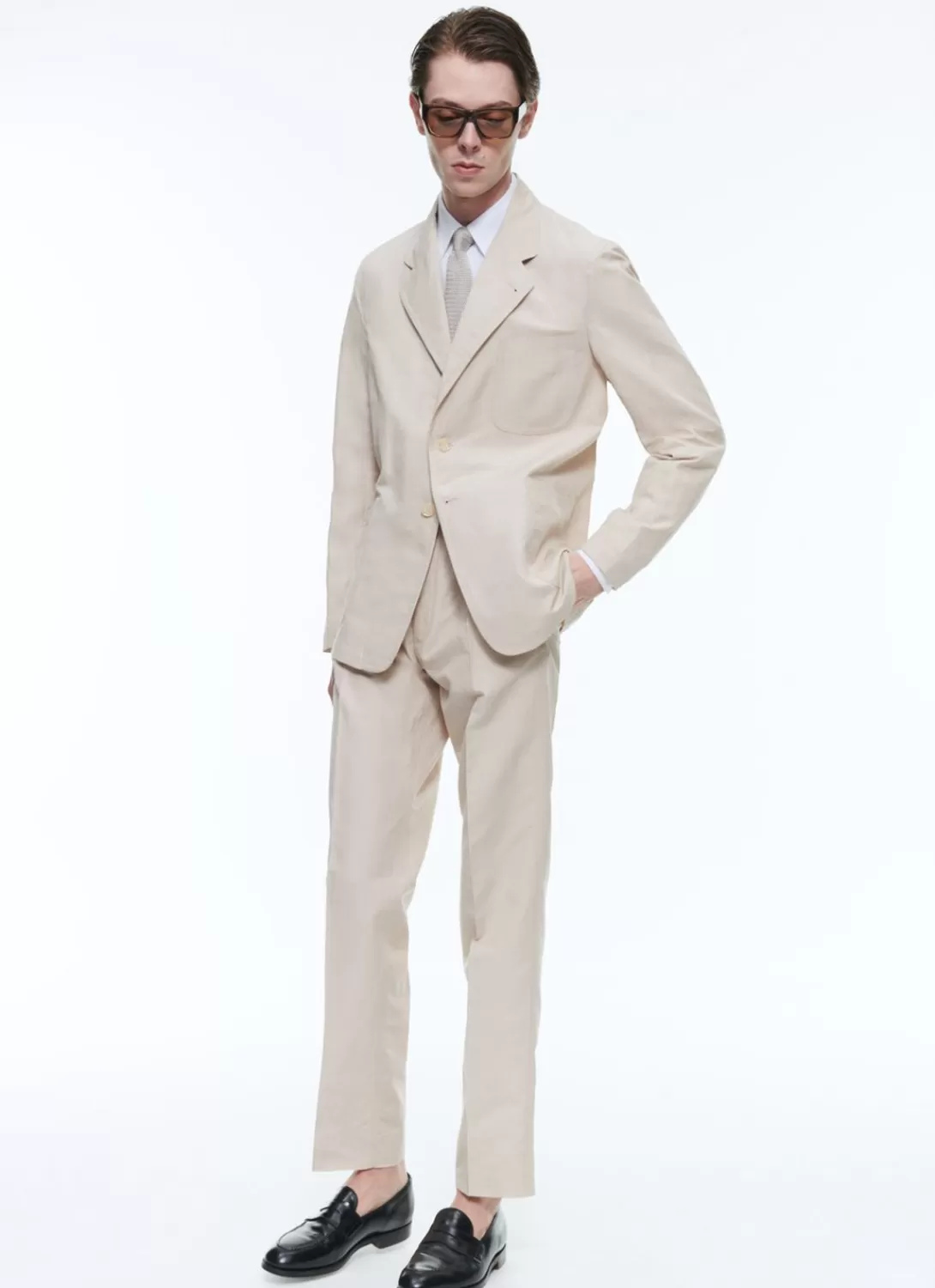 Fursac Linen And Cotton Slack Jacket Beige Online