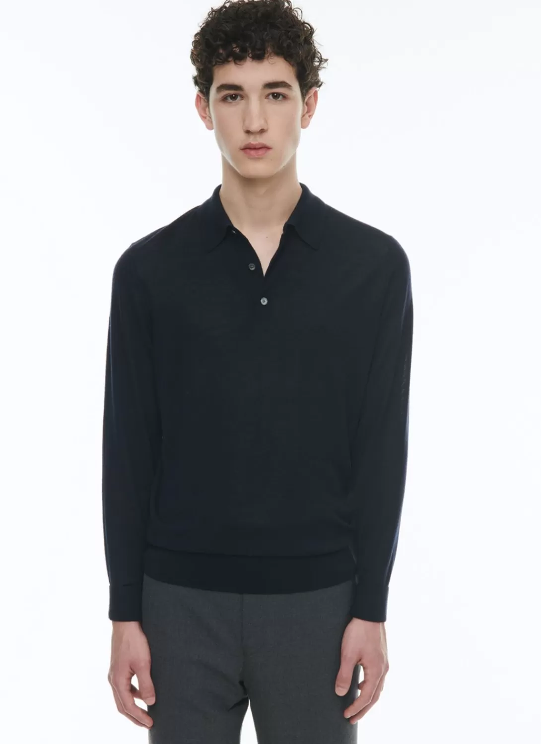 Fursac Merino Wool Sweater Navy Blue Online