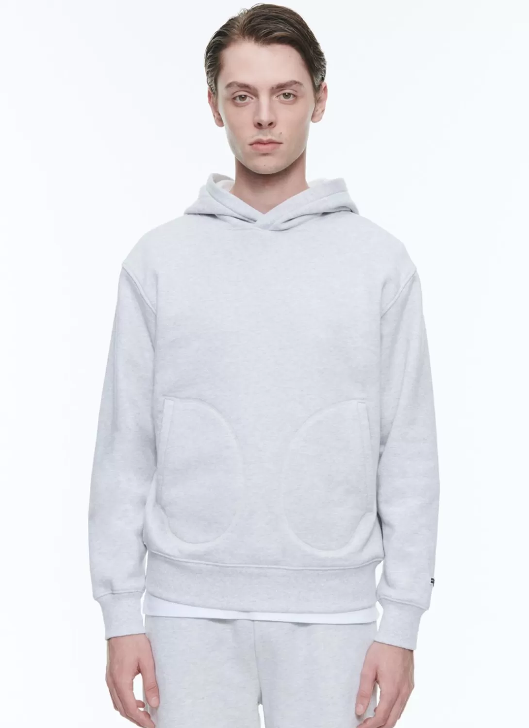 Fursac Organic Cotton Jersey Hoody Grey Hot