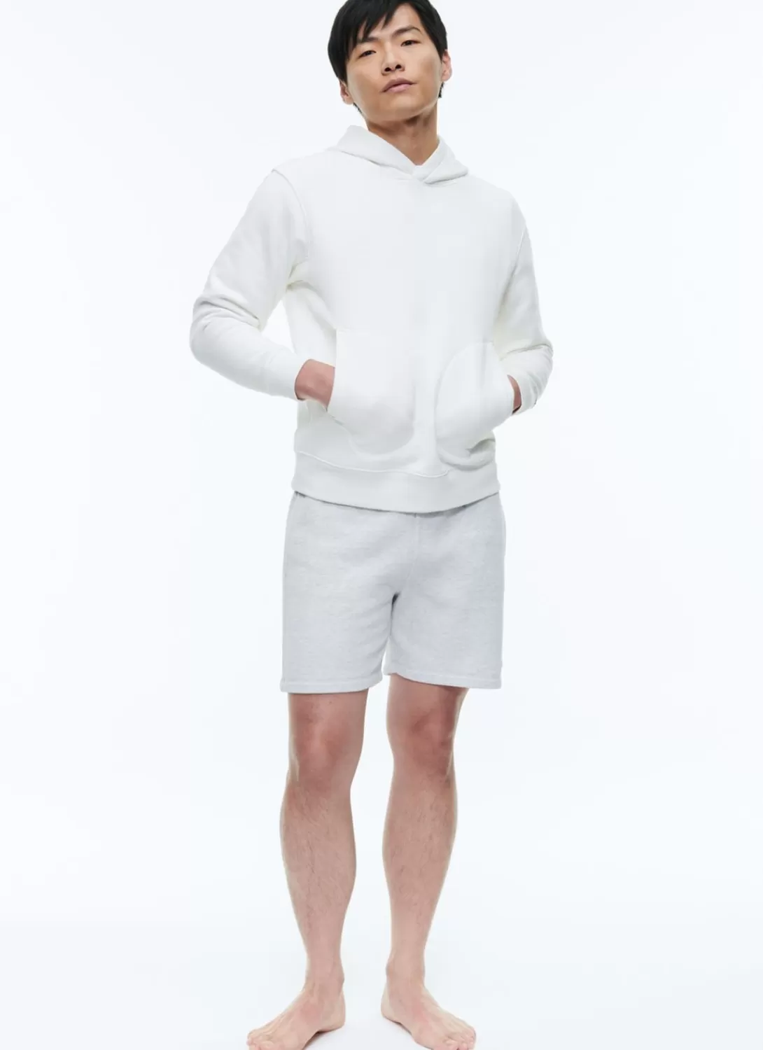 Fursac Organic Cotton Jersey Hoody White New