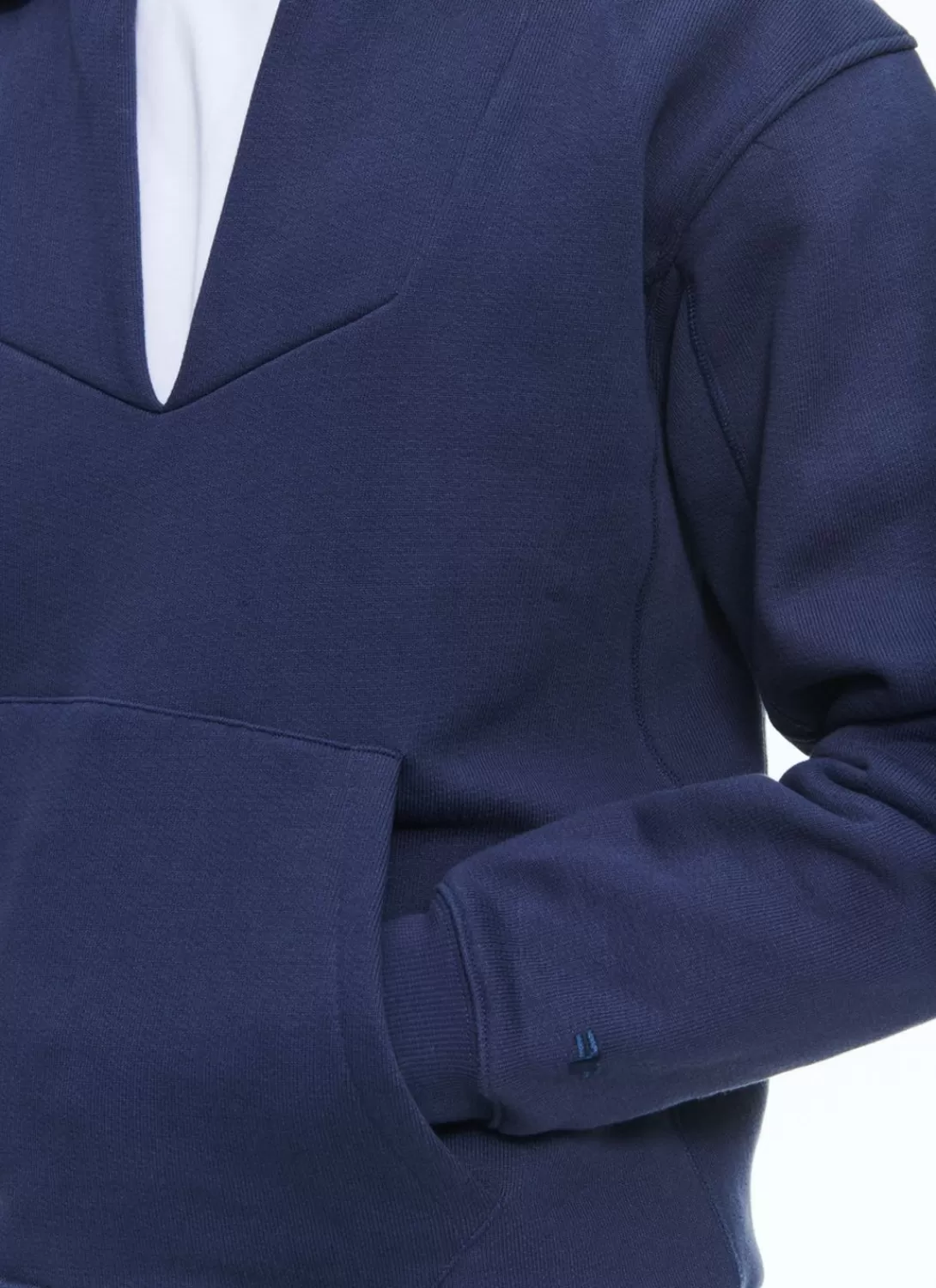 Fursac Organic Cotton Peacoat Sweatshirt Navy Blue Outlet