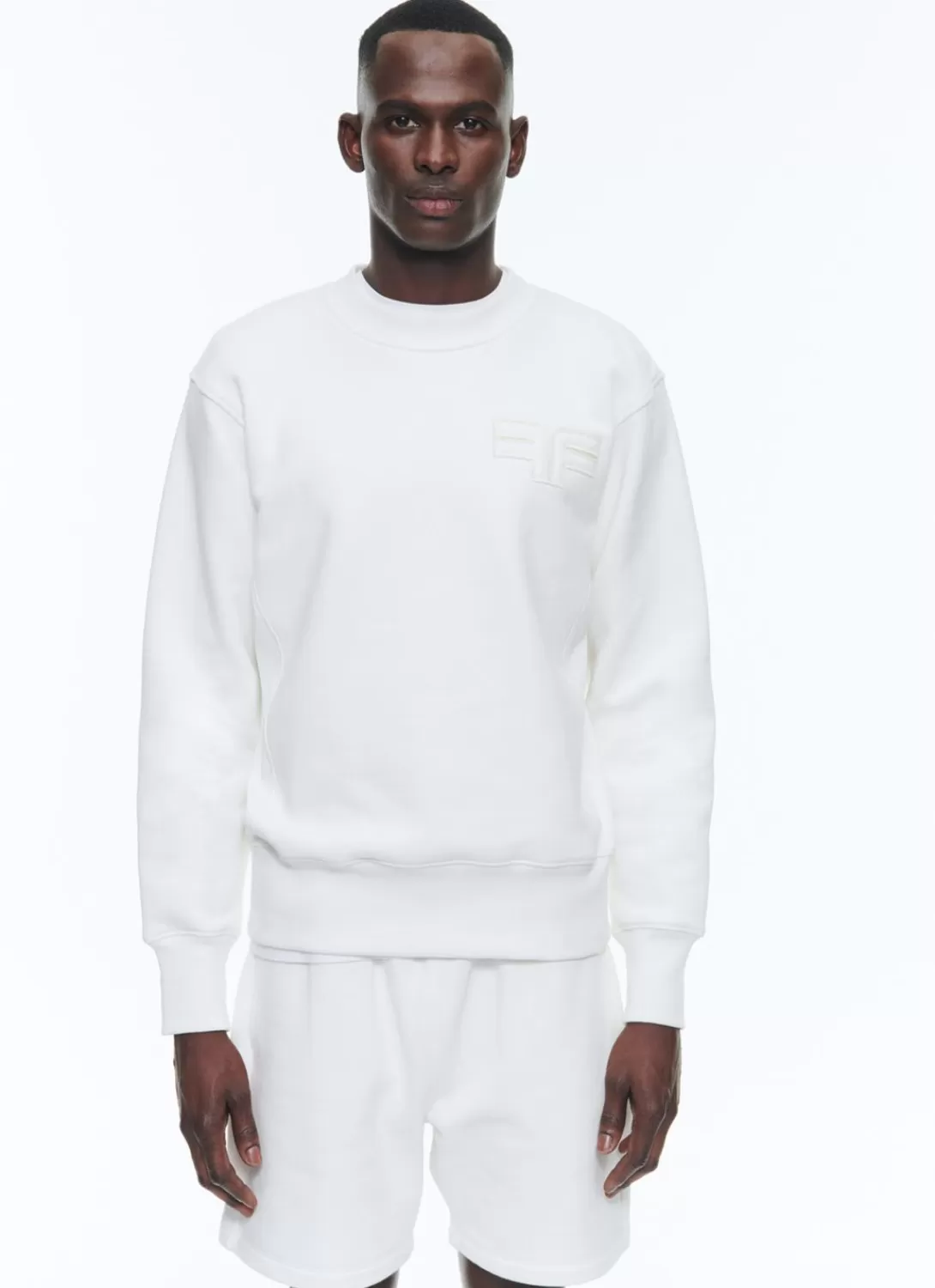 Fursac Organic Cotton Sweatshirt With Logo White Store