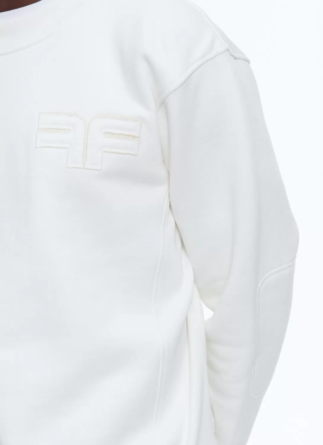Fursac Organic Cotton Sweatshirt With Logo White Store