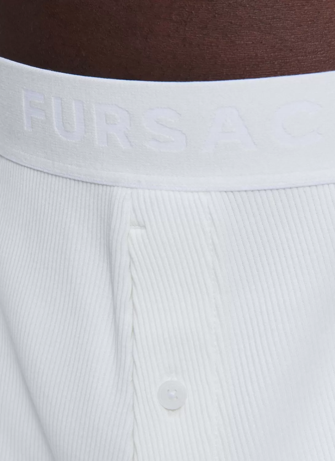Fursac Organic Ribbed Cotton Underpants Ecru Store