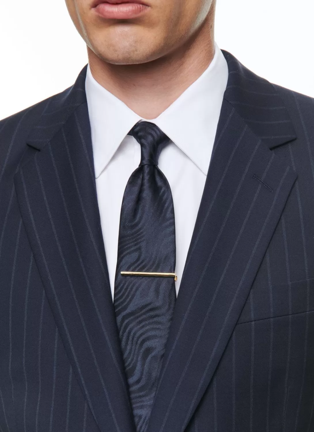 Fursac Rhodium-Plated Tie Clip Gold Plated Cheap