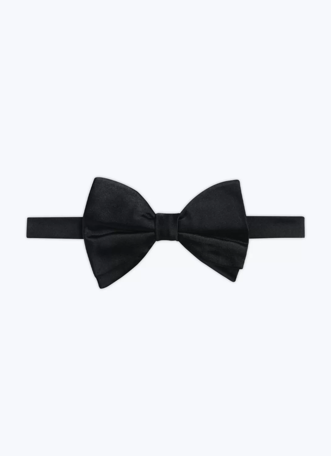 Fursac Satin Bow Tie Black New
