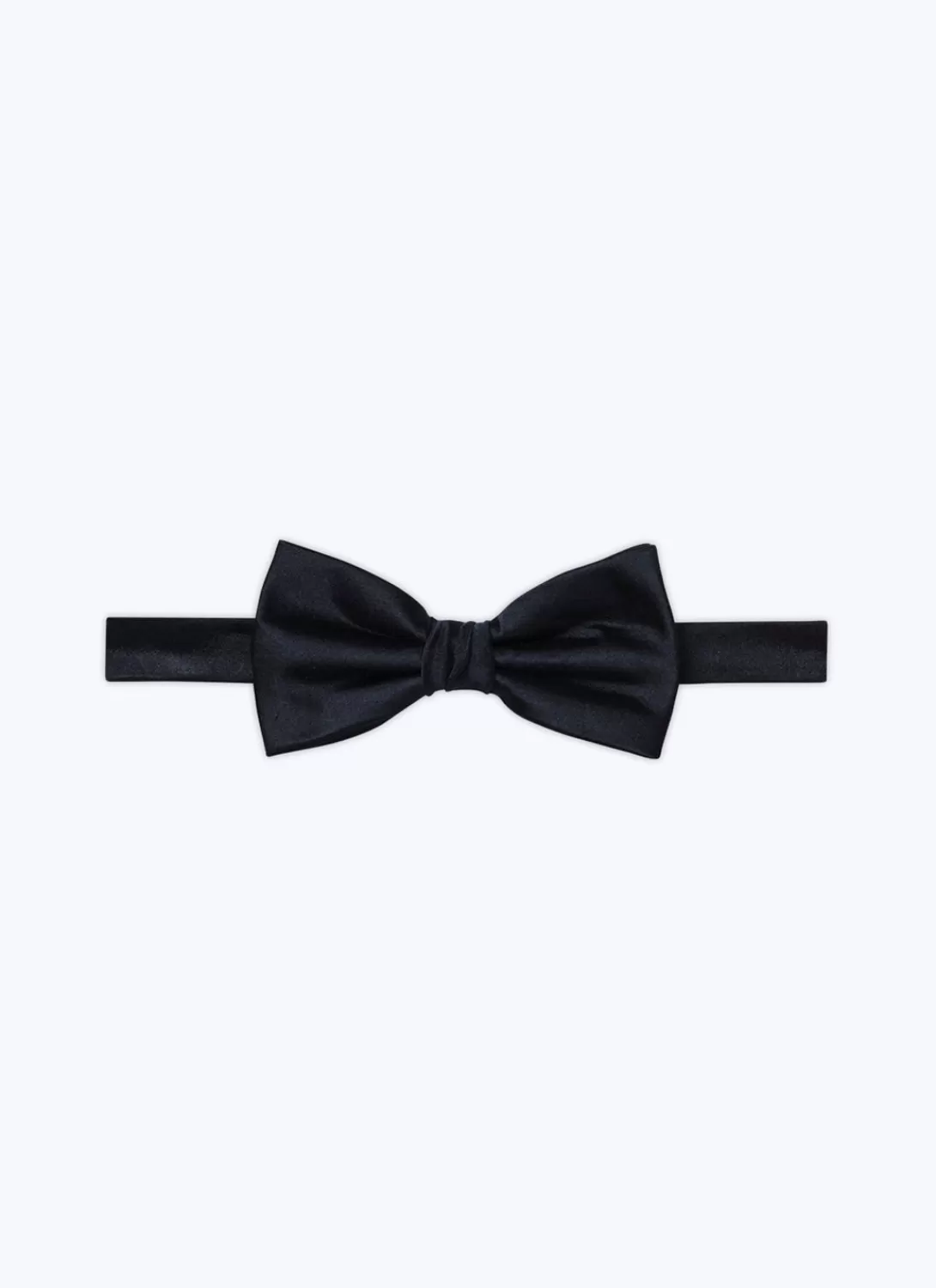 Fursac Satin Bow Tie Navy Blue Discount