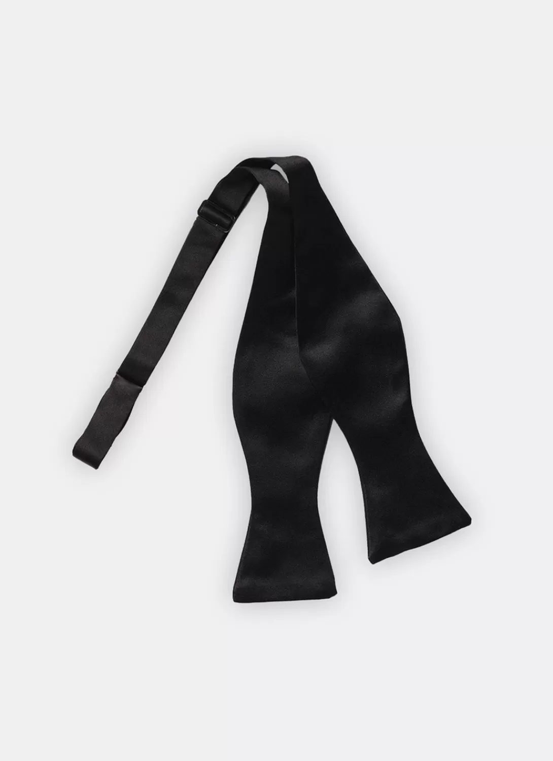 Fursac Satin Bow Tie Black New