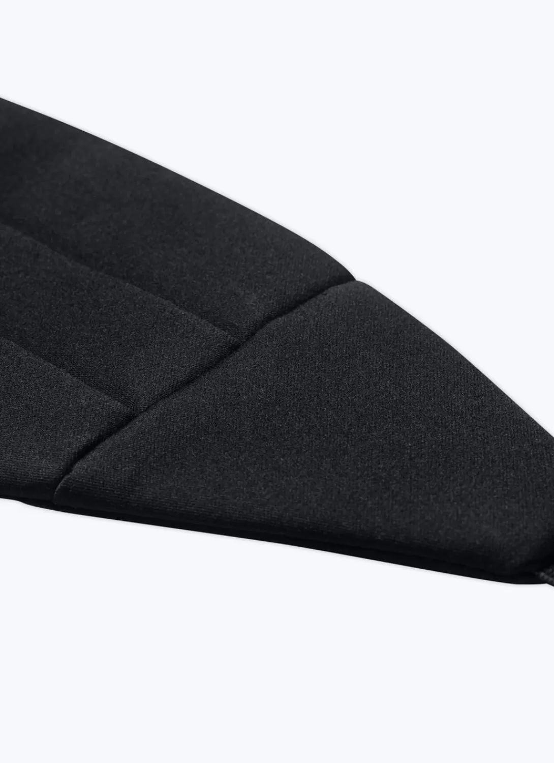 Fursac Satin Pleated Tuxedo Belt Black Discount