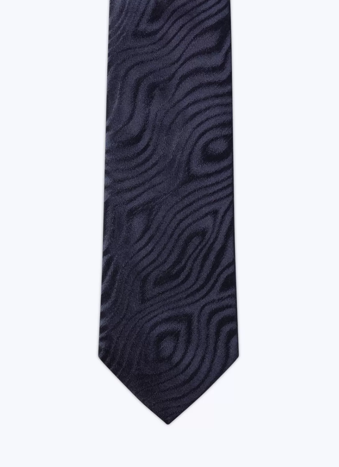 Fursac Silk Jacquard Tie Navy Blue Sale
