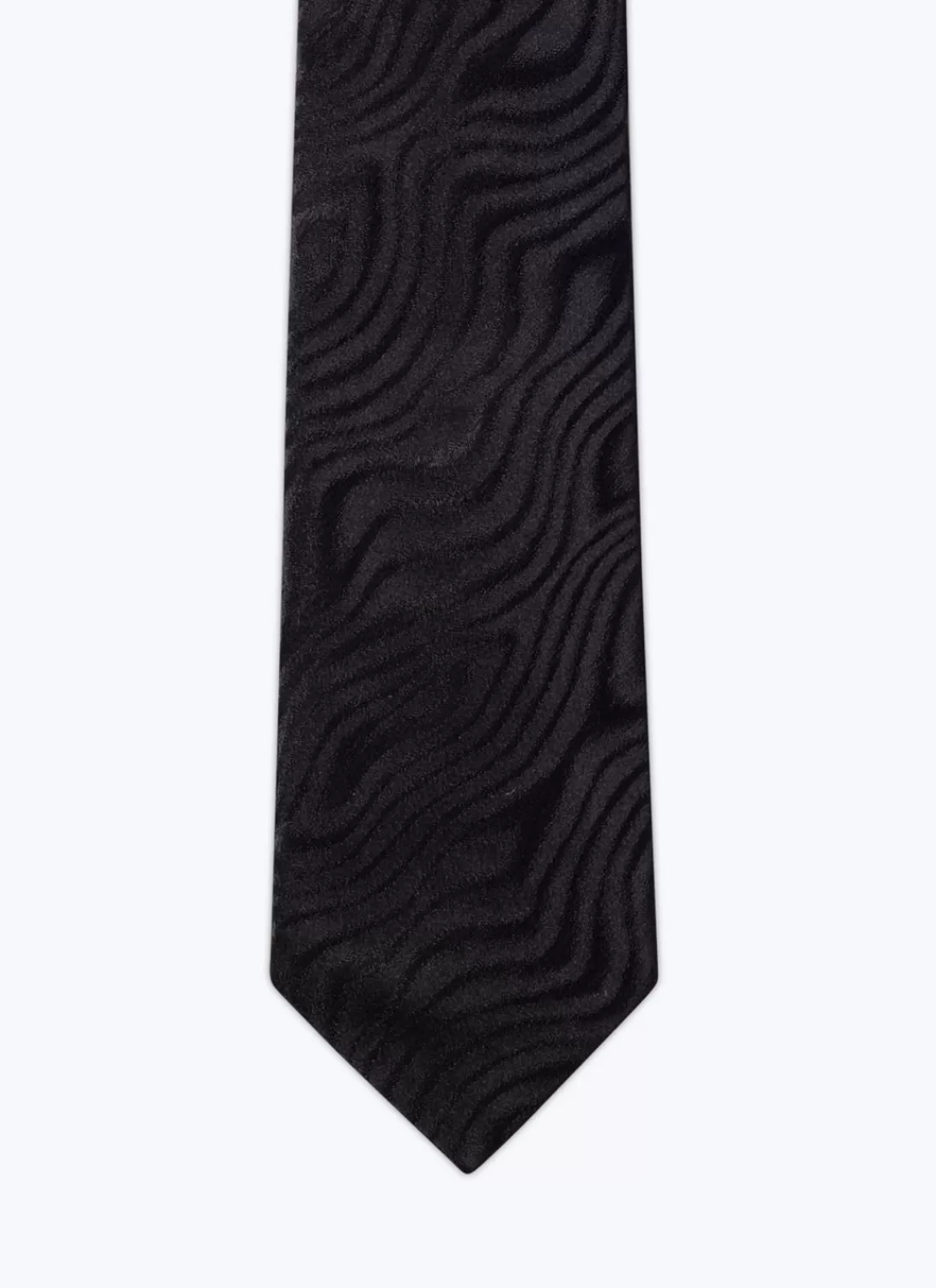 Fursac Silk Jacquard Tie Black Outlet
