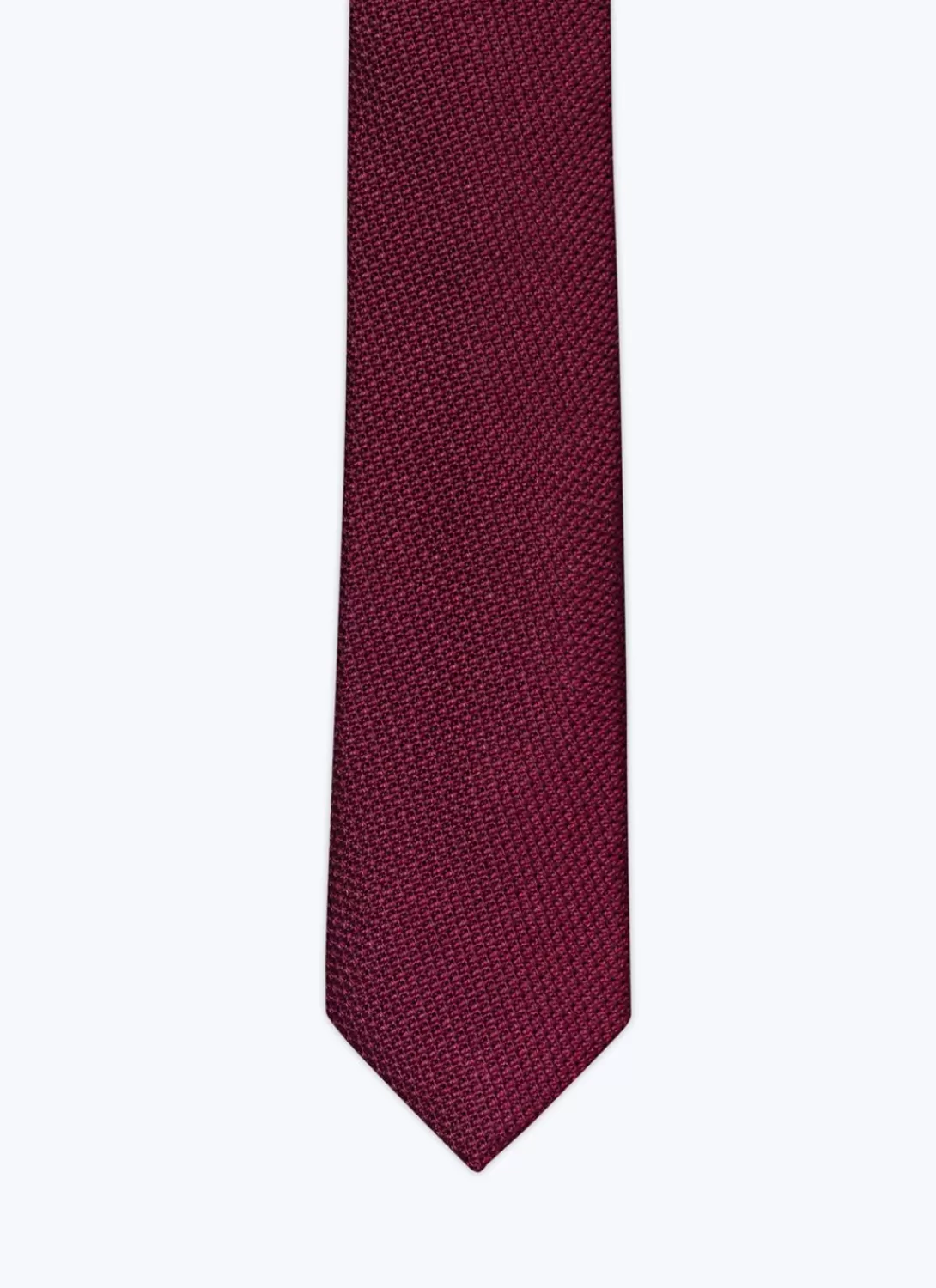 Fursac Silk Tie Burgundy New