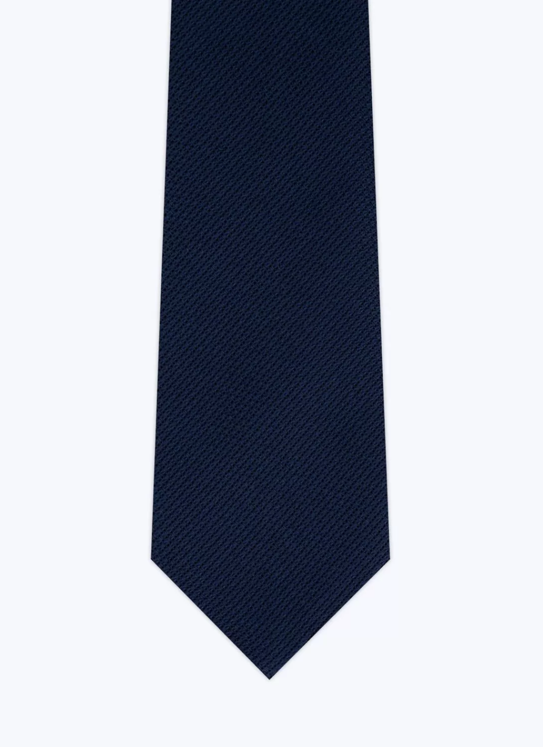 Fursac Silk Tie With Pattern Navy Blue Sale