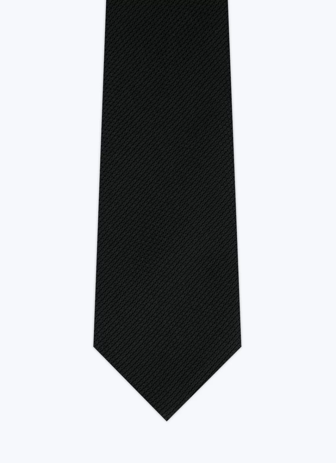 Fursac Silk Tie With Pattern Black Store