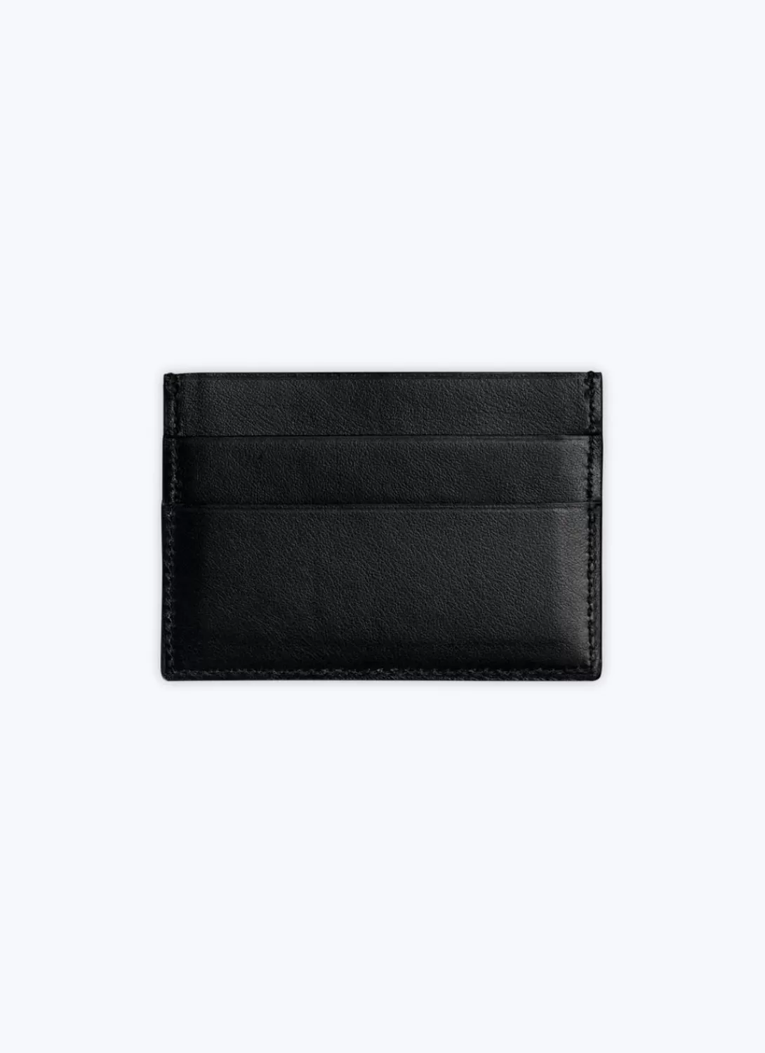 Fursac Smooth Leather Card Holder Black Best Sale