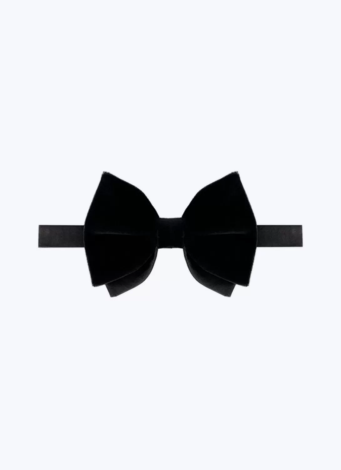 Fursac Velvet Bow Tie Black Shop