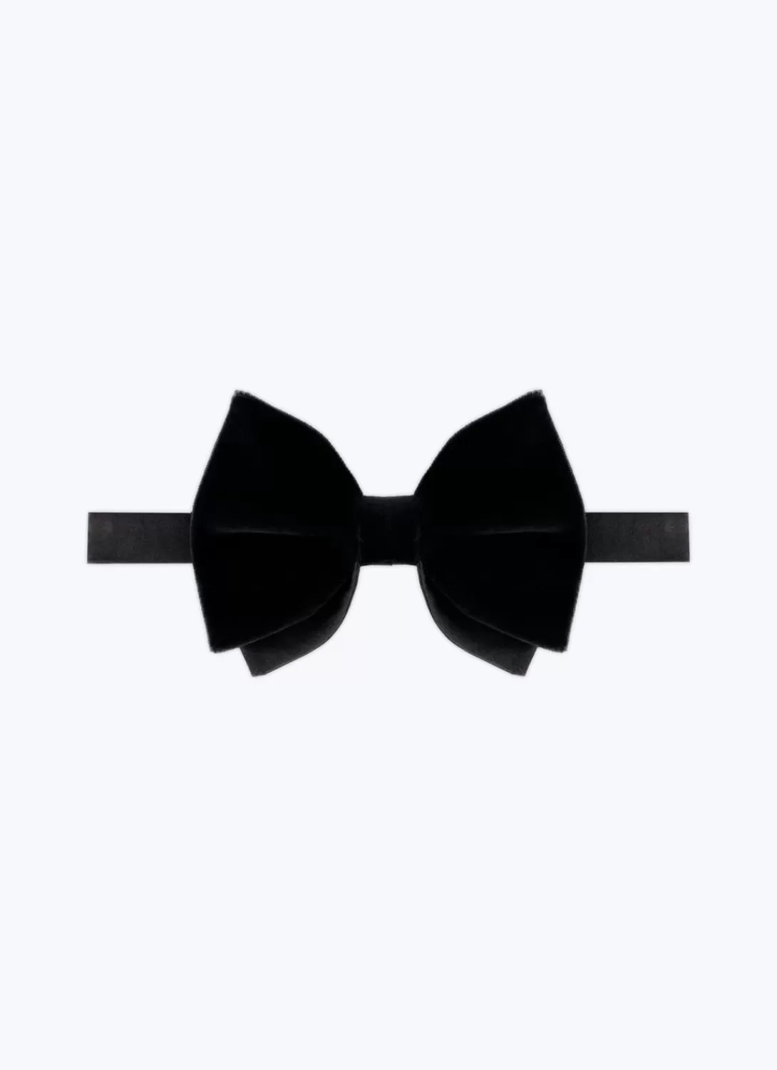 Fursac Velvet Bow Tie Black Shop