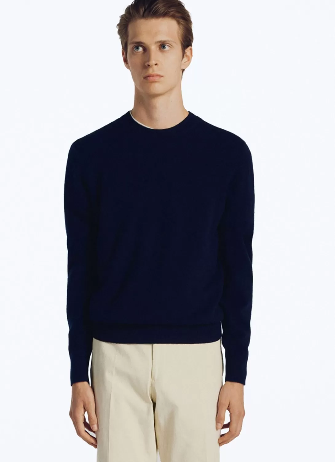 Fursac Wool And Cashmere Sweater Navy Blue Online