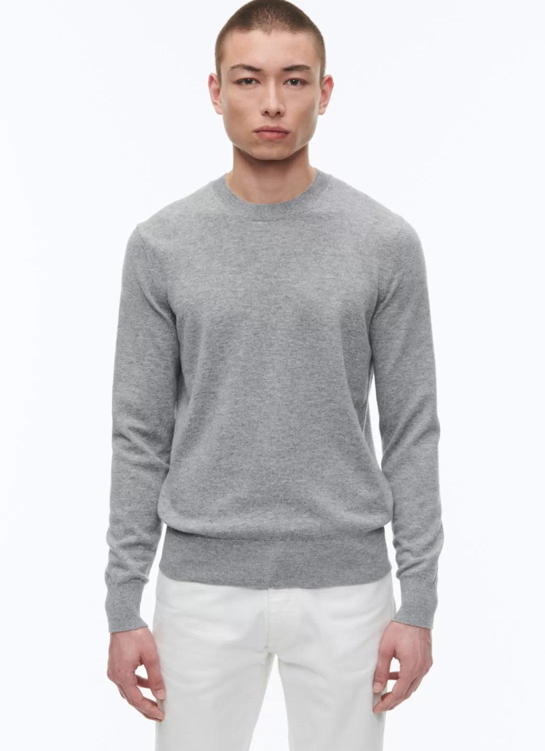 Fursac Wool And Cashmere Sweater Pearl Grey Discount