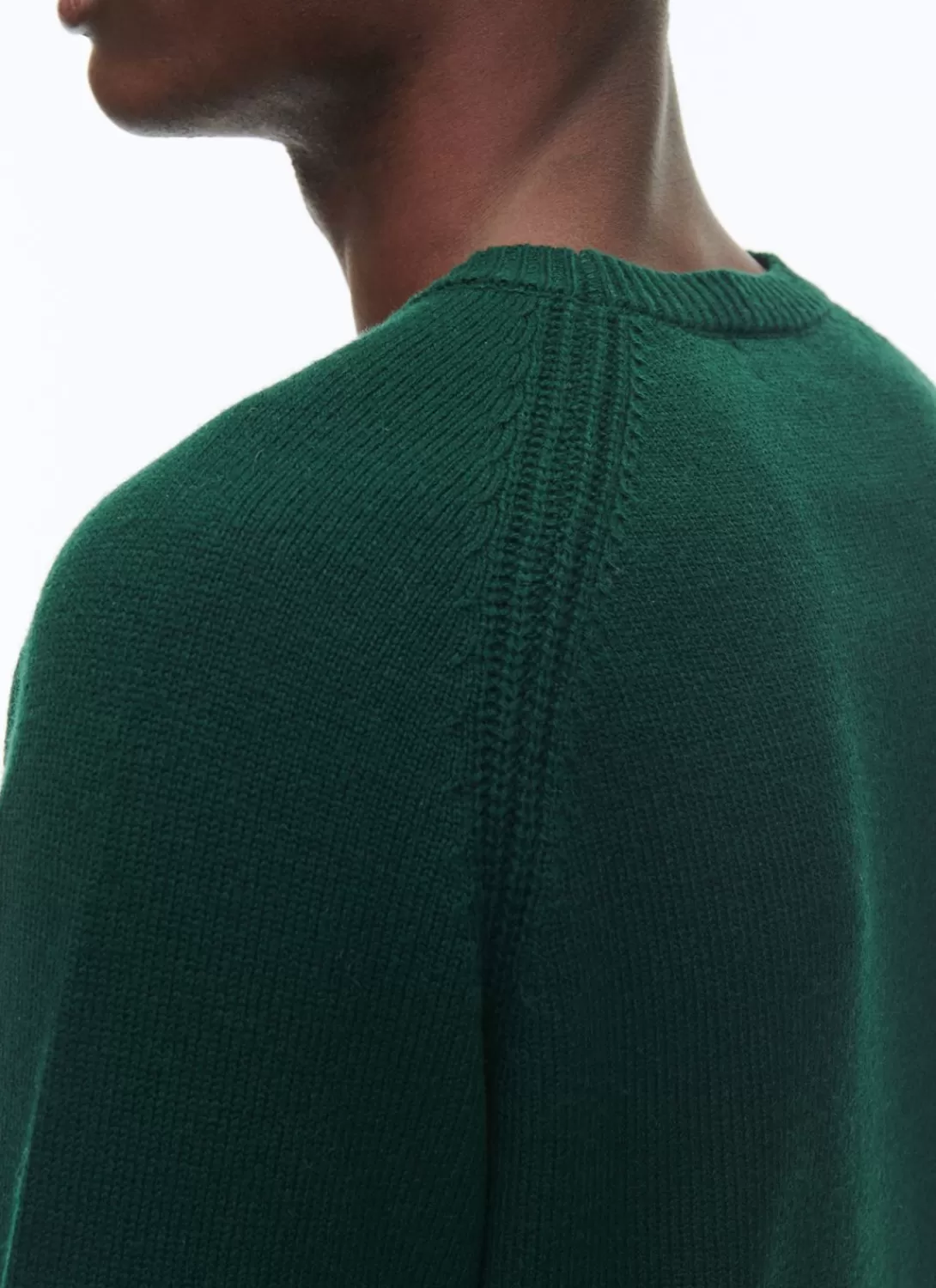 Fursac Wool And Cashmere Sweater Forest Green Best Sale