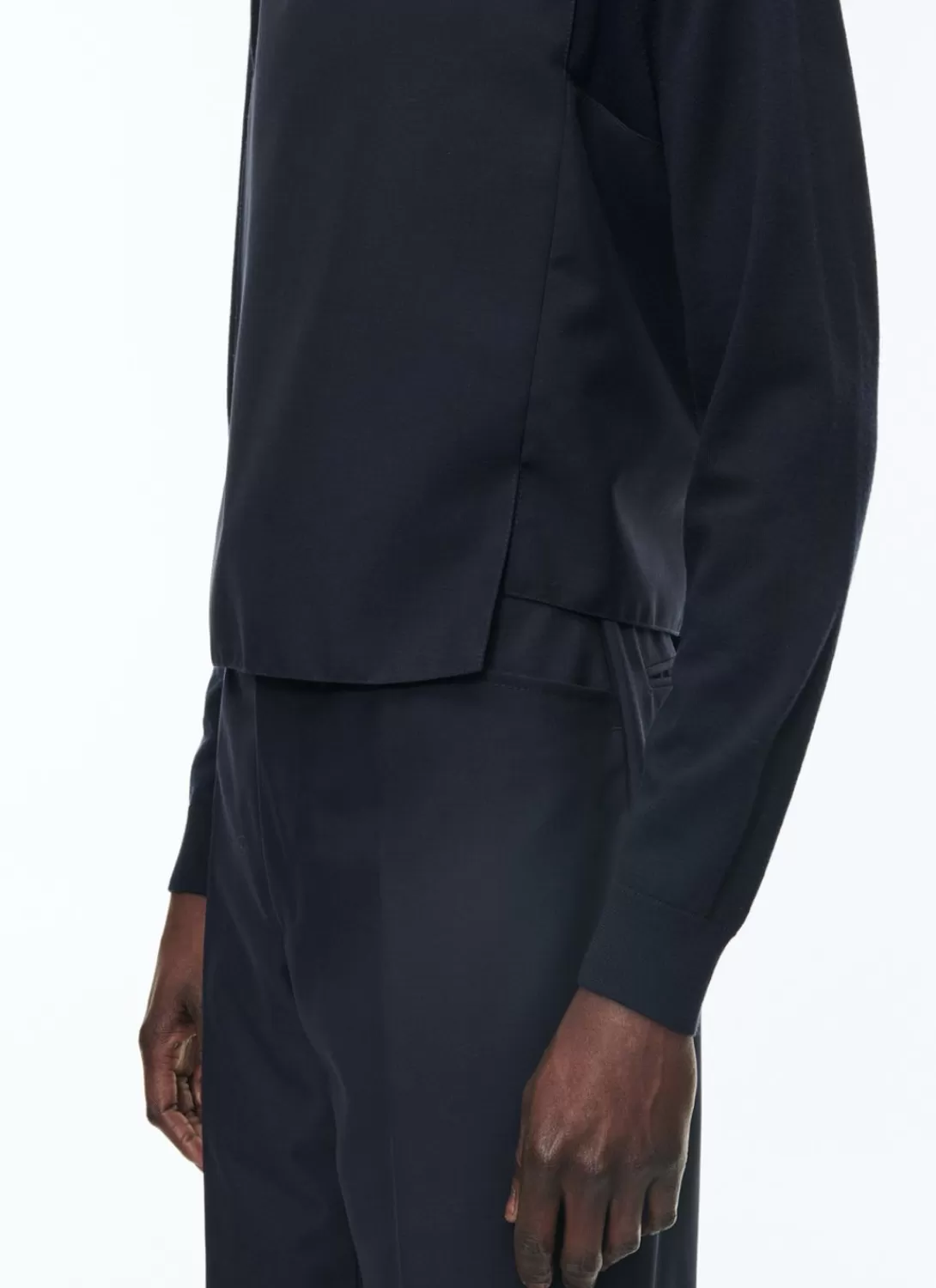 Fursac Wool And Mohair Suit Waistcoat Navy Blue Best Sale