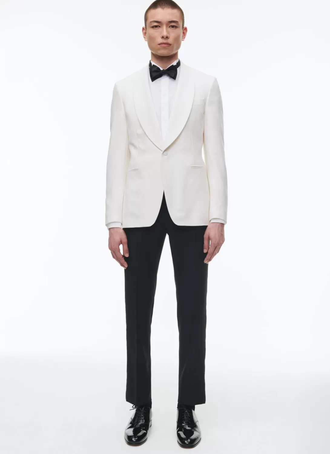 Fursac Wool, Mohair And Silk Tuxedo Ecru Cheap