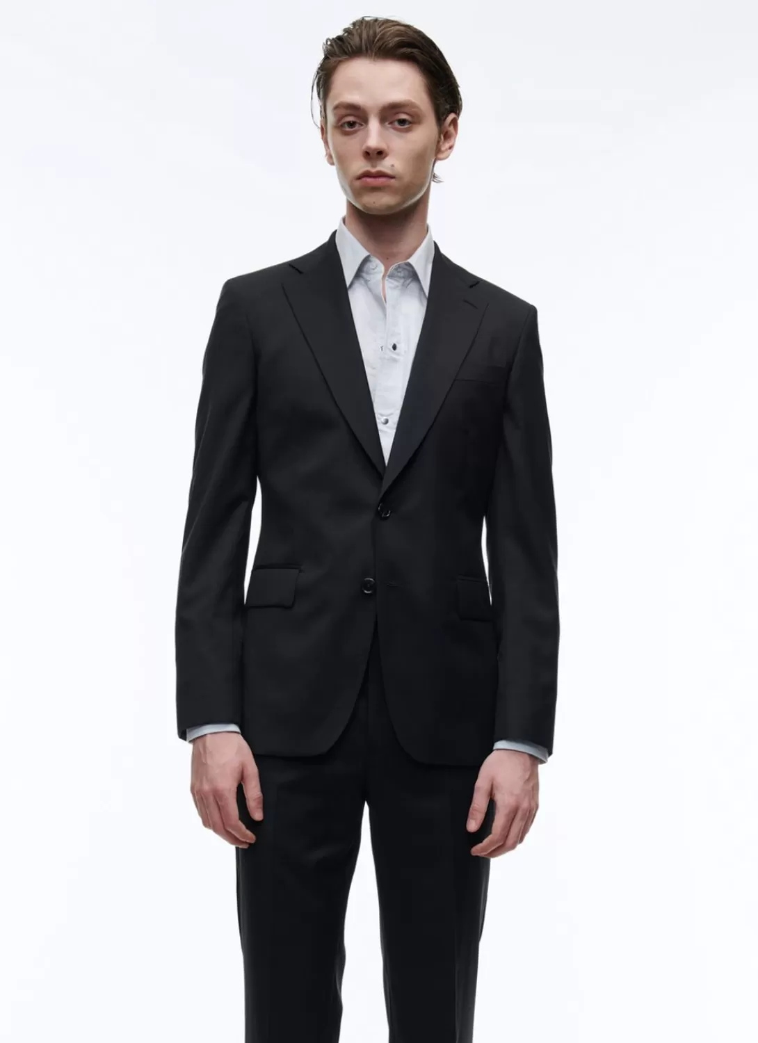 Fursac Wool Serge Large Jacket Black Store