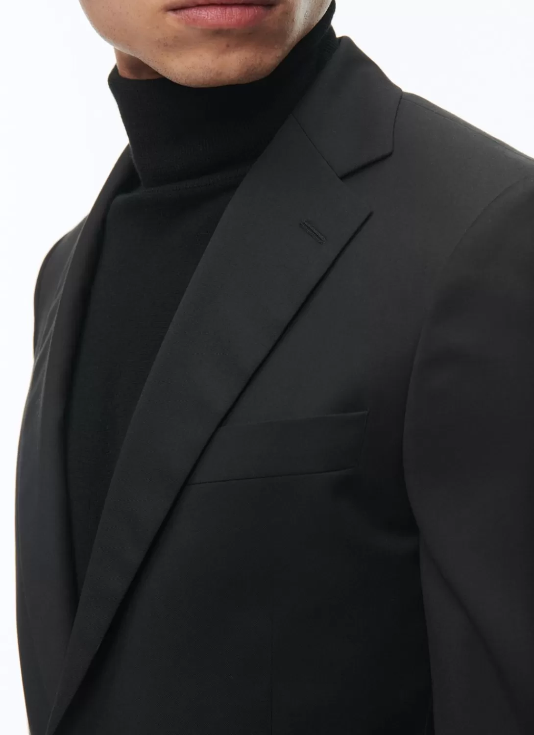 Fursac Wool Serge Suit Black Outlet